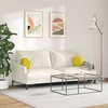 Sėdynių pagalvėlės 2 pcs Geltona Ø 40 x 13 cm Aksomas