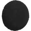 Sėdynių pagalvėlės 2 vnt. Aksomas Juoda Ø30 x 13 cm