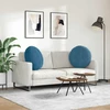 Sėdynių pagalvėlės 2 pcs Mėlyna Ø 80 x 29 cm Aksomas