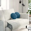 Sėdynių pagalvėlės 2 pcs Mėlyna Ø 40 x 13 cm Aksomas