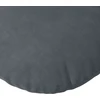 Sėdynių pagalvėlės 2 vnt. Aksomas Tamsiai pilka Ø50 x 19 cm