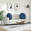 Sėdynių pagalvėlės 2 pcs Mėlyna Ø80 x 29 cm audinys