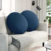 Sėdynių pagalvėlės 2 pcs Mėlyna Ø60 x 21 cm audinys