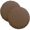 Sėdynių pagalvėlės 2 pcs Ruda Ø30 x 13 cm audinys