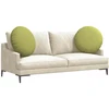Sėdynių pagalvėlės 2 vnt. Audinys Šviesiai žalia Ø80 x 29 cm