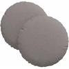 Sėdynių pagalvėlės 2 vnt. Audinys Taupe Ø30 x 13 cm