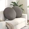 Sėdynių pagalvėlės 2 vnt. Audinys Taupe Ø80 x 29 cm
