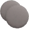 Sėdynių pagalvėlės 2 vnt. Audinys Taupe Ø40 x 13 cm