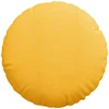 Sėdynių pagalvėlės 2 pcs Šviesi geltona Ø 80 cm