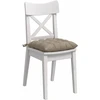 Sėdynių pagalvėlės 4 pcs Mikropluoštas Taupe 40 x 40 x 6 cm