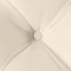 Sėdynių pagalvėlės 4 pcs Smėlio 40 x 40 x 6 cm Mikropluoštas