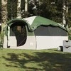 Šeimos palapinė, žalia, 6 vietų, tunelinė, atspari vandeniui
