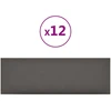 Sieninis galvūgalis 12 vnt. 90 x 30 cm Pilka audinys