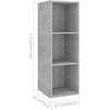 TV staliukas | Sieninis televizoriaus stovas | 4 pcs 37 x 37 x 107.5 cm