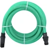 Siurbimo žarna su PVC jungtimis, žalios spalvos, 1", 10m, PVC