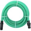 Siurbimo žarna su PVC jungtimis, žalios spalvos, 1", 4m, PVC