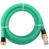 Siurbimo žarna su žalvarinėmis jungtimis, žalia, 1,1", 7m, PVC