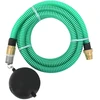 Siurbimo žarna su žalvarinėmis jungtimis, žalia, 1,1", 10m, PVC