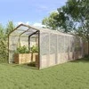 Tent su kilpom Skaidrus 8 x 10 m Polietilenas