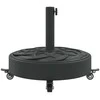 Skėčio nuo saulės pagrindas su ratukais 38/48mm stulpams, 27kg