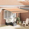 Skėtis Audinys su Geltona ir Oranžinė 300 x 250 cm Poliesteris