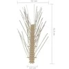 Smaigų rinkinys nuo paukščių ir balandžių, 6vnt., 5 eilės, 3m