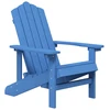 Sodo Adirondack kėdės, 2vnt., mėlynos spalvos, HDPE
