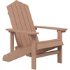 Sodo Adirondack kėdės, 2vnt., rudos spalvos, HDPE
