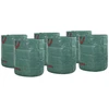 Sodo atliekų maišai 12 pcs Žalia 45 x 45 x 76 cm Polipropilenas