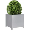 Sodo loveliai, 2vnt., 40x40x40cm, galvanizuotas plienas