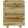 Sodo lovelis, 40x40x49,5cm, impregnuota pušies mediena