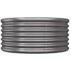 Sodo lovelis, antracito, 80x80x36cm, plienas