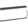 Sodo lovelis su kuoliukais, rudas, 362,5x42,5x28,5cm, PP