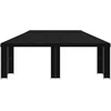 Sodo Paviljonas 6 x 3 m Juoda Poliesteris ir plienas 190 gsm