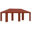Sodo Paviljonas 6 x 3 m Terakotos Poliesteris ir plienas