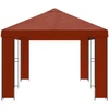 Sodo Paviljonas 6 x 3 m Terakotos Poliesteris ir plienas