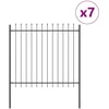 Sodo tvora 7 pcs Pilka 11,9 x 1,5 m Miltelinis plienas
