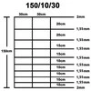 Sodo tvora, sidabrinės spalvos, 50x1,5m, galvanizuotas plienas