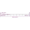 Sodo tvora su iečių viršug., juoda, (1,25-1,5)x15,3m, plienas