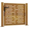 Sodo vartai, 100x100 cm, Corten plienas, kvadratinis dizainas