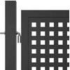 Sodo vartai, antracito spalvos, 300x125cm, plienas
