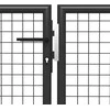 Sodo vartai, antracito spalvos, 400x150cm, plienas
