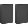 Sodo vazonas 2 vnt Antracito 50 x 20 x 75 cm