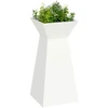 Stulpinis sodinukas 2 pcs Balta 35 x 35 x 73 cm