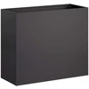 Sodo vazonas 2 vnt Juoda 50 x 20 x 40 cm