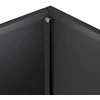 Sodo vazonas 2 vnt Juoda 50 x 20 x 40 cm