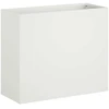 Sodo vazonas Balta 50 x 20 x 40 cm Šaltai valcuotas plienas