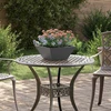 Sodo vazonas Juoda 35 x 35 x 15 cm Šaltai valcuotas plienas