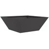 Sodo vazonas Juoda 40 x 40 x 15 cm Šaltai valcuotas plienas