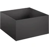 Sodo vazonas Juoda 60 x 60 x 30 cm Šaltai valcuotas plienas